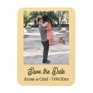 Imán Save the date magnet personalized photo