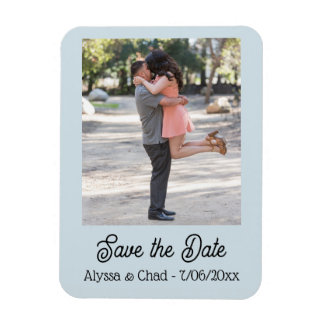 Imán Save the date magnet personalized photo