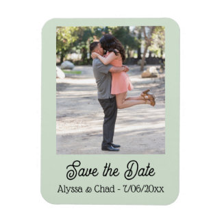 Imán Save the date magnet personalized photo