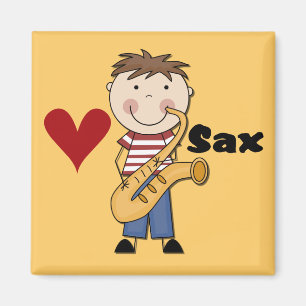 Imán Saxofón - camisetas y regalos masculinos