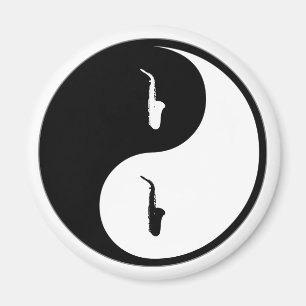 Imán Saxofón de Yin Yang