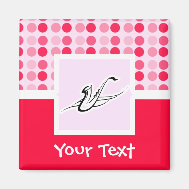 Imán Saxofón lindo (Frente)