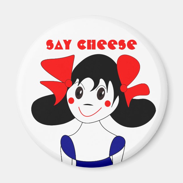 Imán Say Cheese Magnet (Frente)
