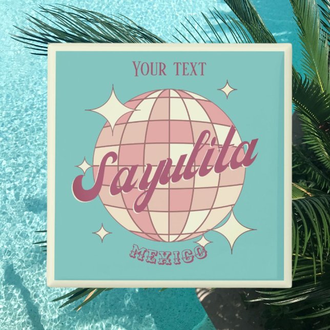 Imán Sayulita México Retro Decoración Fiesta de época (Subido por el creador)