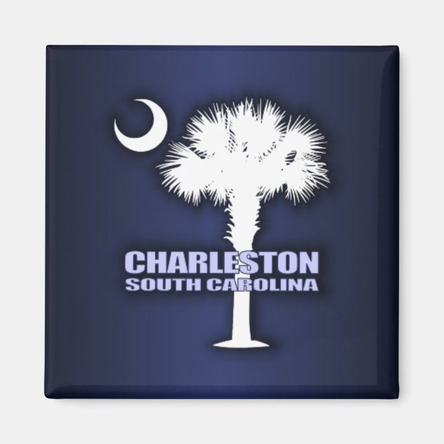 Imán SC Palmetto & Crescent (Charleston) (Frente)