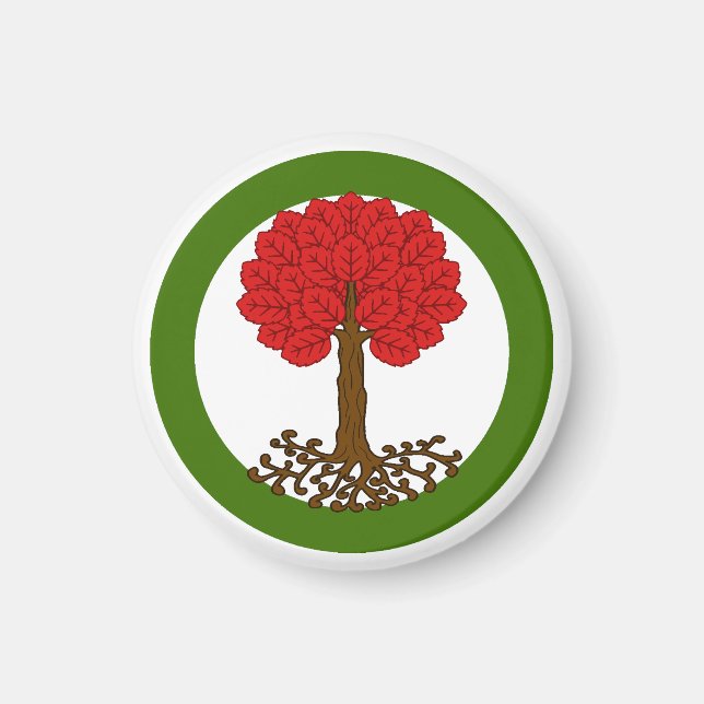 Imán SCA Myrgan Wood Magnet (Frente)