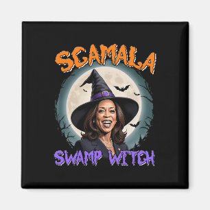 Imán Scamala Harris Anti Kamala Halloween Black Politic