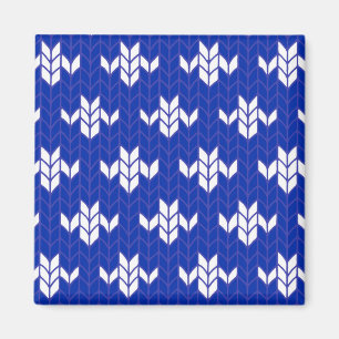 Imán SCANDIA BLUE KNIT Square Magnet