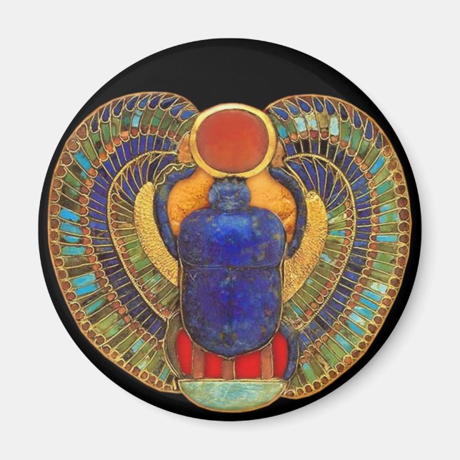 Imán Scarab sagrado del antiguo Egipto (Frente)