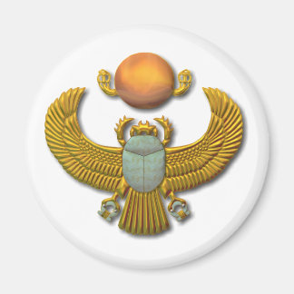 Imán Scarab sagrado egipcio antiguo - Oro