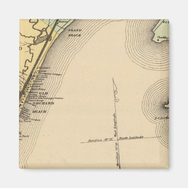 Imán Scarborough, Old Orchard, Saco, Biddeford (Frente)