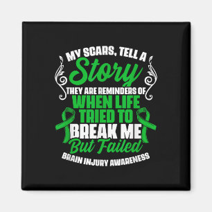 Imán Scars Tell Story Traumatic Cerebro Lesiones Traumá