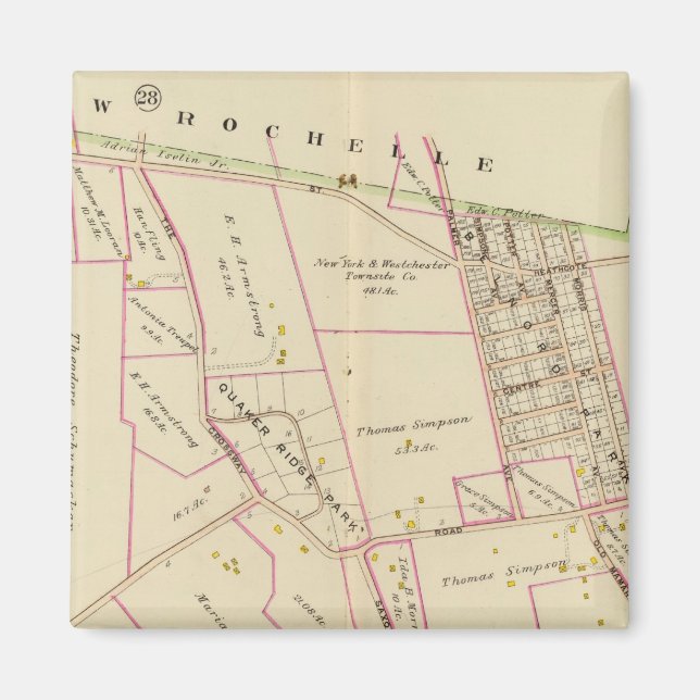 Imán Scarsdale, Nueva York (Frente)