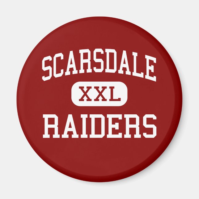 Imán Scarsdale - Raiders - High - Scarsdale New York (Frente)