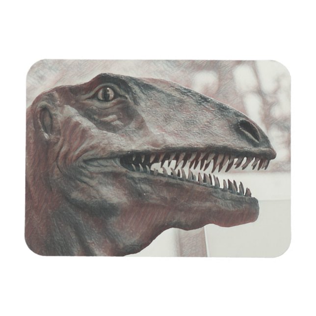 Imán Scary Dinosaur (Horizontal)
