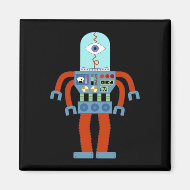 Imán Scary Eyeball Robot (Frente)