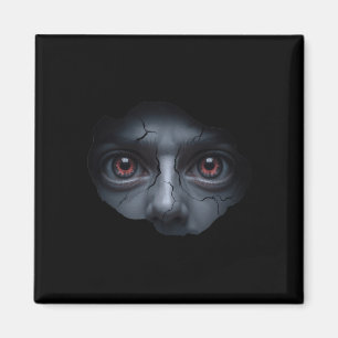 Imán Scary Face Peeking - Gracioso horror de ilusión es