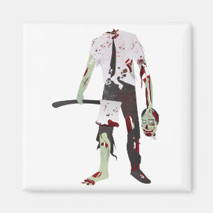 Imán scary halloween zombie