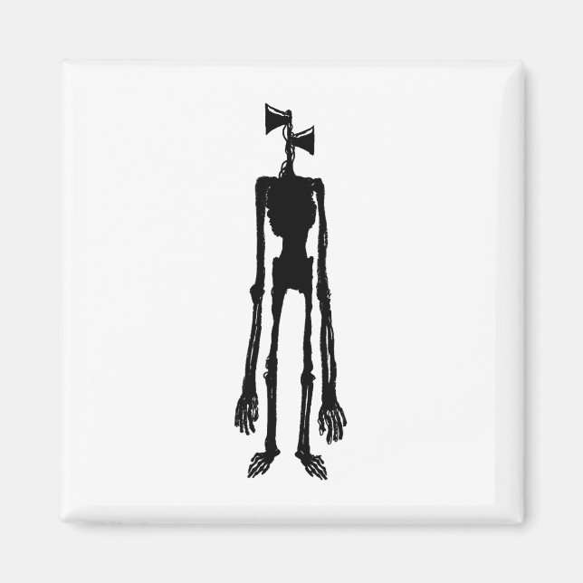 Imán Scary Siren Meme Gamer Kids Boys Girls Xmas Gifts  (Frente)