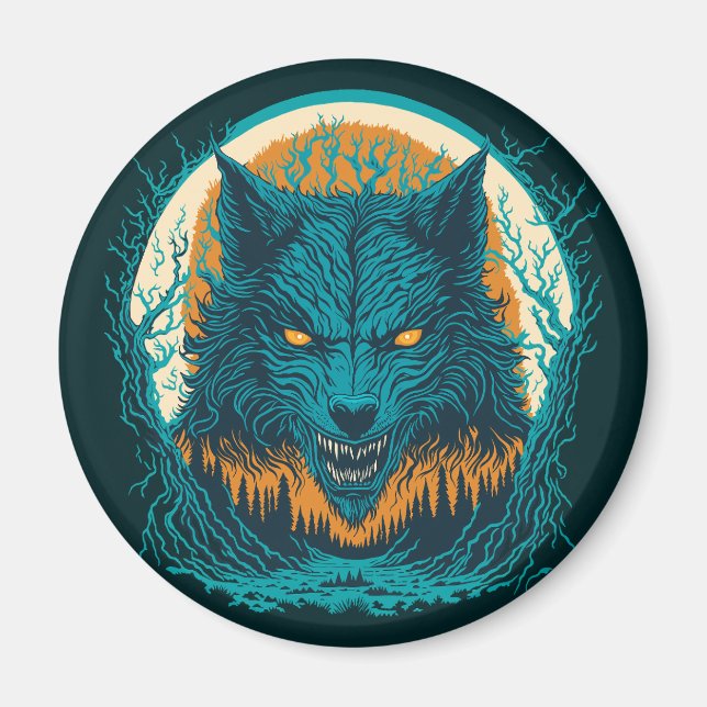 Imán Scary Werewolf (Frente)