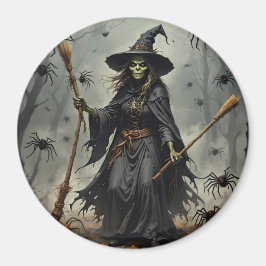 Imán Scary Witch Magnet