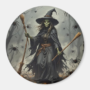 Imán Scary Witch Magnet