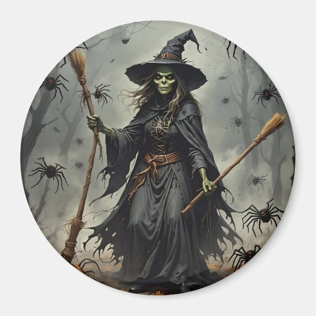 Imán Scary Witch Magnet (Frente)