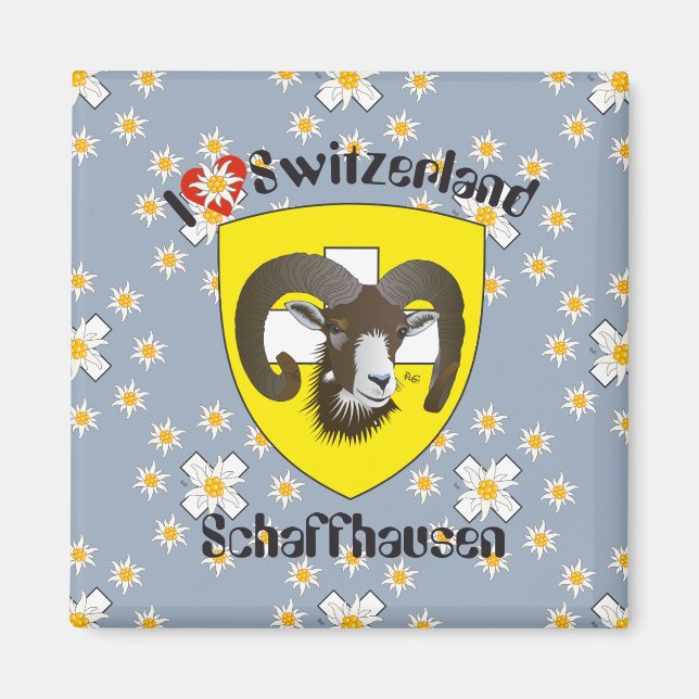 Imán Schaffhausen - Schweiz - Suisse - Svizzera Magnet (Frente)