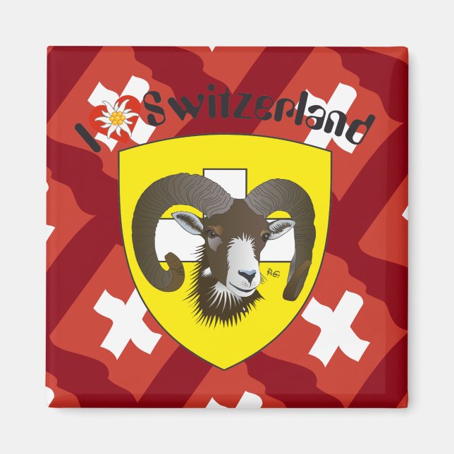 Imán Schaffhausen - Schweiz - Suisse - Svizzera Magnet (Frente)