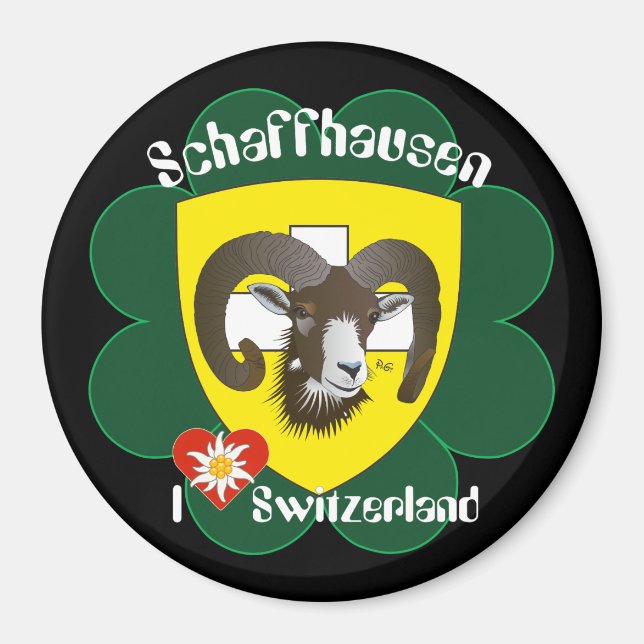 Imán Schaffhausen - Schweiz - Suisse - Svizzera Magnet (Frente)