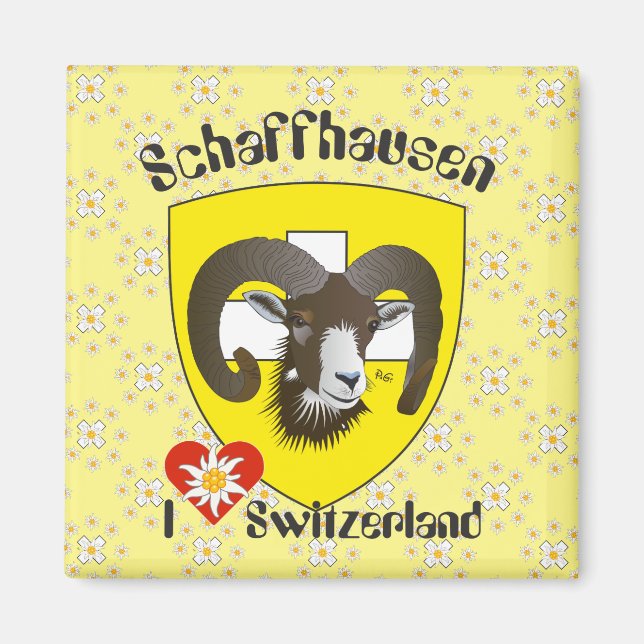 Imán Schaffhausen - Schweiz - Suisse - Svizzera Magnet (Frente)