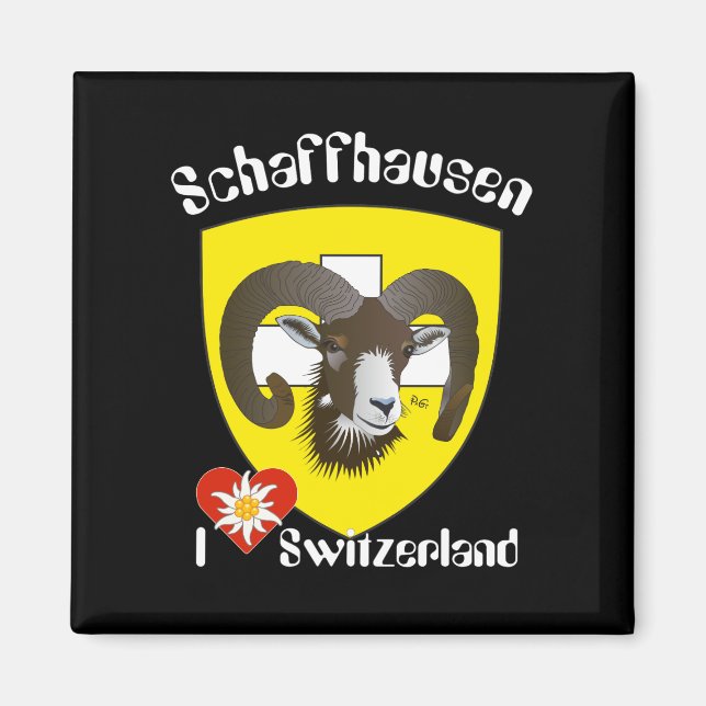 Imán Schaffhausen - Schweiz - Suisse - Svizzera Magnet (Frente)