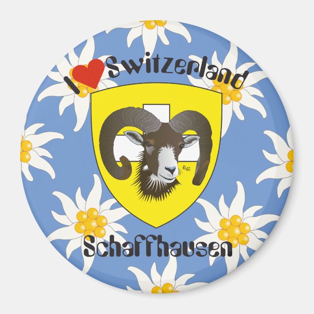 Imán Schaffhausen - Schweiz - Suisse - Svizzera Magnet (Frente)