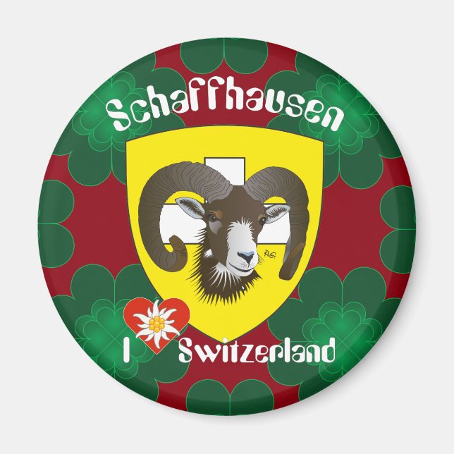 Imán Schaffhausen - Schweiz - Suisse - Svizzera Magnet (Frente)