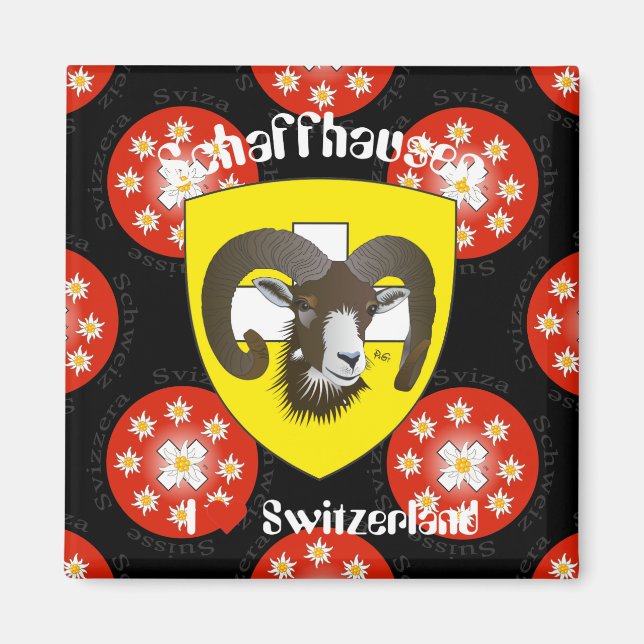 Imán Schaffhausen - Schweiz - Suisse - Svizzera Magnet (Frente)