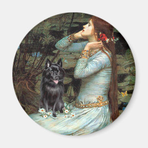 Imán Schipperke 4 - Ophelia Sentada