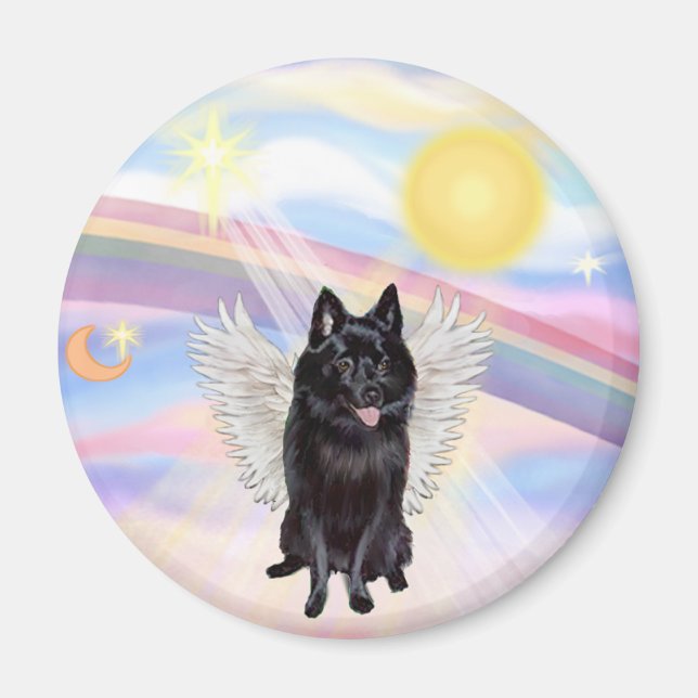 Imán Schipperke Angel (Frente)