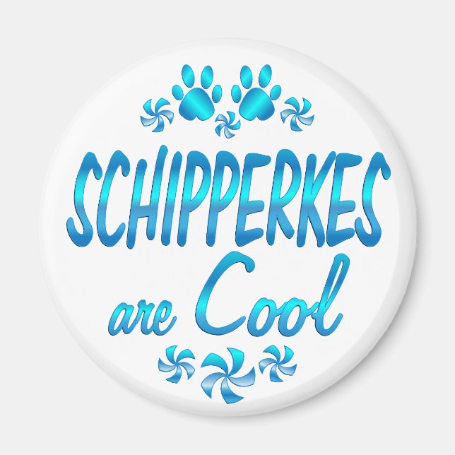 Imán Schipperkes son Guay (Frente)