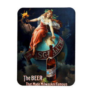 Imán Schlitz Beer Magnet