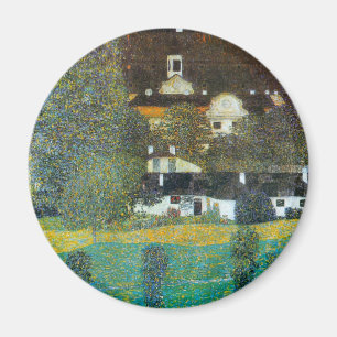 Imán Schloss Kammer en el Attersee II de Gustav Klimt