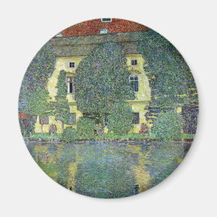 Imán Schloss Kammer en el Attersee III de Gustav Klimt