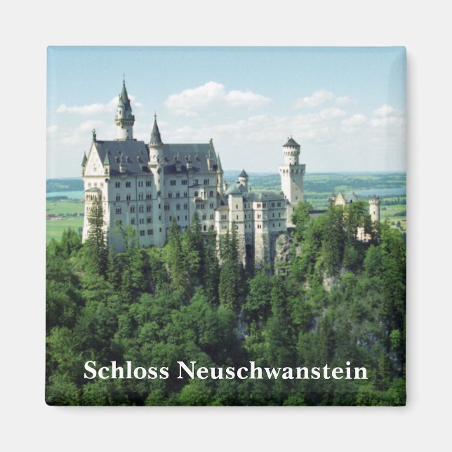 Imán Schloss Neuschwanstein Magnet (Frente)