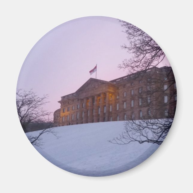Imán Schloss Wilhelmshoehe Kassel - Bienvenida de invie (Frente)