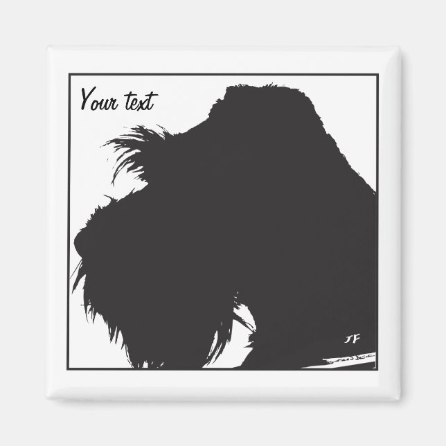 Imán Schnauzer (Frente)