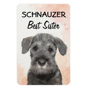 Imán Schnauzer Best Sister Magnet