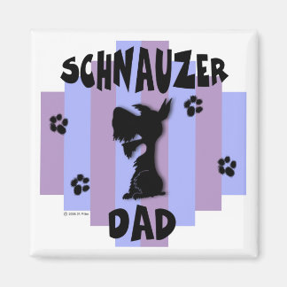 Imán Schnauzer Dad Magnet