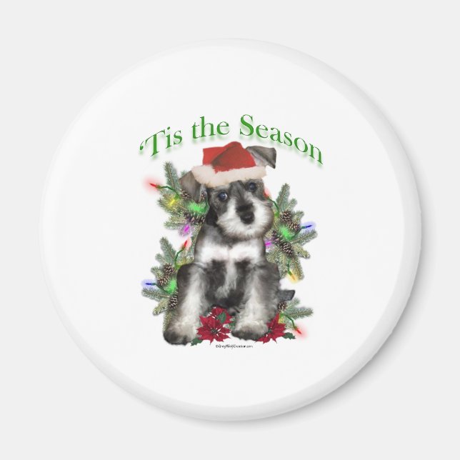 Imán Schnauzer en miniatura (Frente)