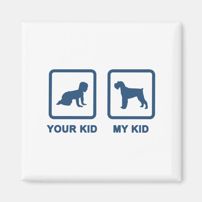 Imán Schnauzer en miniatura (Frente)