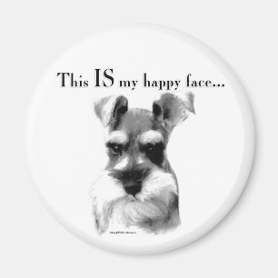 Imán Schnauzer Happy Face