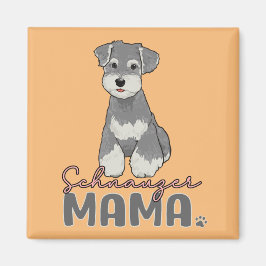 Imán Schnauzer Mama